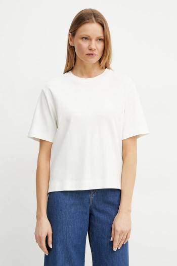 Bavlnené tričko Weekend Max Mara dámske, biela farba, 2515941042600