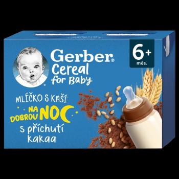 GERBER Cereal mliečko s kašou s príchuťou kakaa 2 x 200 ml