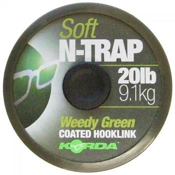 Korda náväzcová šnúrka n-trap soft green 20 m - nosnosť 20 lb / 9,1 kg