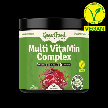 GREENFOOD NUTRITION Multi VitaMin Complex juicy malina 240 g