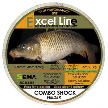 Sema vlasec combo shock feeder oranžová 300 m-priemer 0,18 mm / nosnosť 4,9 kg