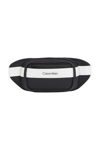 Detská ľadvinka Calvin Klein Jeans čierna farba, IU0IU00694