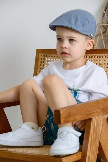 Detská čiapka so šiltom Jamiks ELHAM bavlnený, JLH068