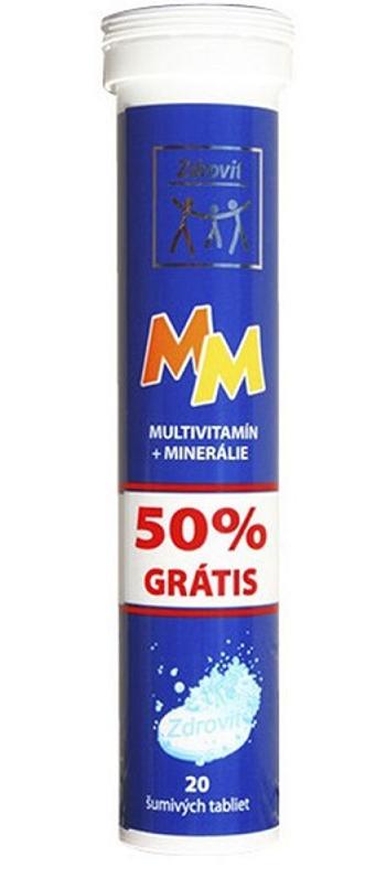 ZDROVIT MULTIVITAMÍN + MINERÁLY 50% grátis 20 šumivých tabliet