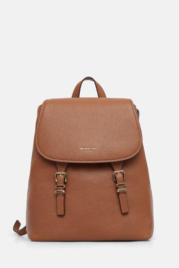 Kožený ruksak MICHAEL Michael Kors QUINN hnedá farba, veľký, jednofarebná, 30T5GQNB2L
