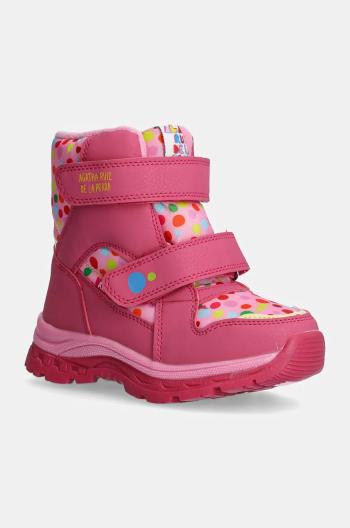 Detské zimné topánky Agatha Ruiz de la Prada ružová farba, 241990