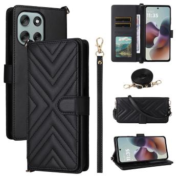 PRESTIGE Peňaženkové puzdro pre Motorola Moto G56 5G čierne