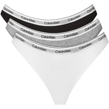 Calvin Klein Jeans  3 PACK (LOW-RISE) 000QD5209E  Klasické nohavičky Šedá