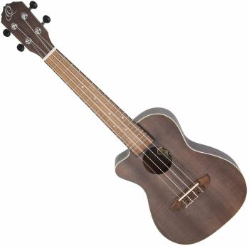 Ortega RUCOAL-CE-L Coal Black Koncertné ukulele