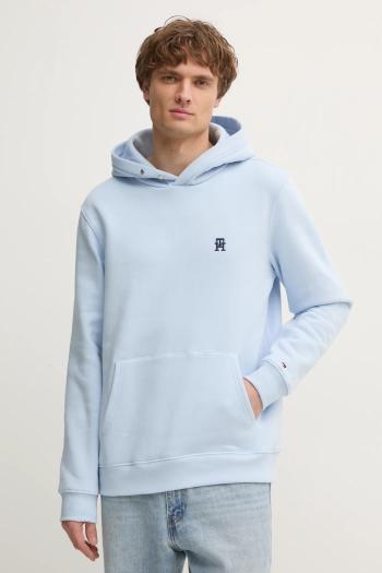Bavlnená mikina Tommy Hilfiger pánska, s kapucňou, jednofarebná, MW0MW37469