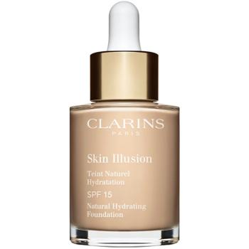 Clarins Skin Illusion Natural Hydrating Foundation rozjasňujúci hydratačný make-up SPF 15 odtieň 105N Nude 30 ml