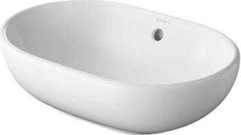 DURAVIT - Bathroom_Foster Umývadlo na dosku, 50x35 cm, s prepadom, bez otvoru na batériu, biela 0335500000