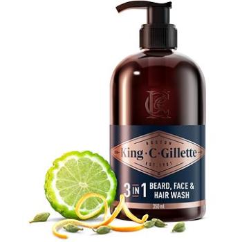 KING C. GILLETTE Beard Wash, 350 ml (8006540150375)