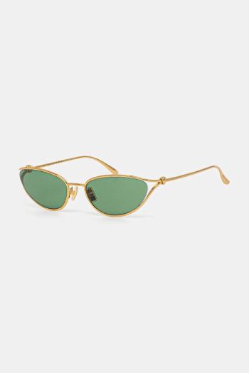 Slnečné okuliare Bottega Veneta dámske, zlatá farba, BV1330S