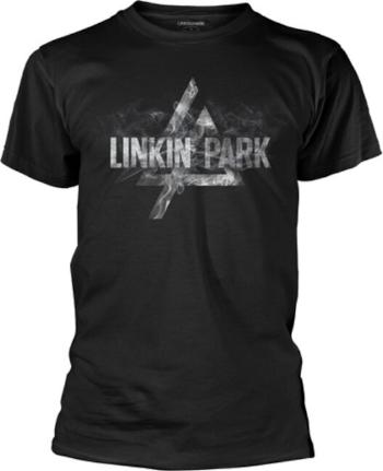 Linkin Park Tričko Smoke Logo Unisex Black XL