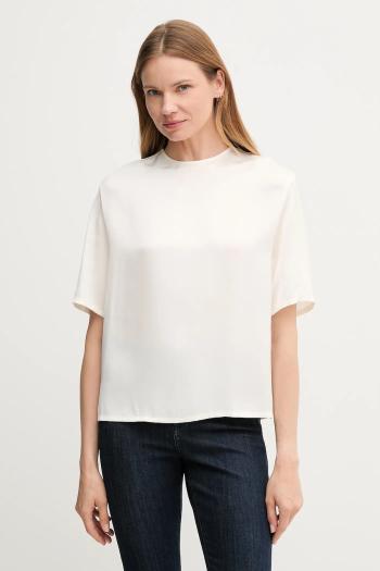 Blúzka Tommy Hilfiger biela farba, jednofarebné, WW0WW45900