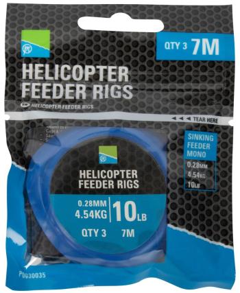 Preston innovations náväzec helicopter feeder rigs 0,28 mm 4,54 kg 7 m