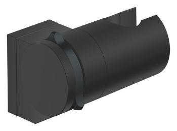 Držiak sprchy GROHE Vitalio Universal lepením aj vŕtaním otočný čierna matná 261832431
