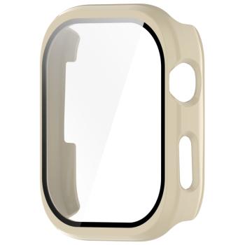 PC FULL COVER Plastový kryt so sklom pre Huawei Watch D2 béžový