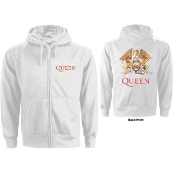 Queen mikina Classic Crest Biela XXL