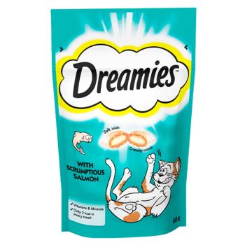 DREAMIES pochúťka pre mačky s lososom 60 g