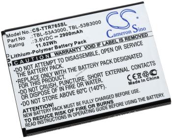 Helyettesítő akku TP-Link típus TBL-53B3000