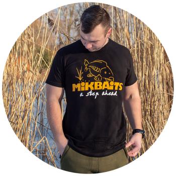 Mikbaits tričko čierne-veľkosť 4xl