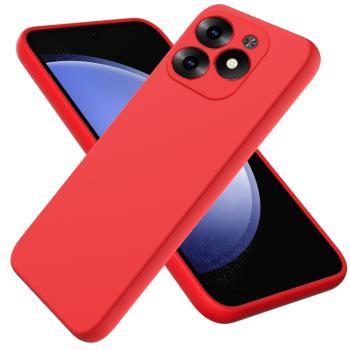 RUBBER Ochranný kryt pre Infinix Hot 40i červený