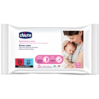 Chicco Breast Wipes vlhčené čistiace obrúsky na prsia 72 ks