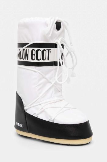 Snehule Moon Boot MB ICON NYLON biela farba, 80D1400440 NA02