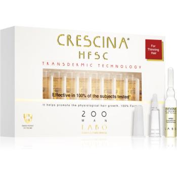 Crescina Transdermic 200 Re-Growth starostlivosť pre podporu rastu vlasov pre mužov 20x3,5 ml