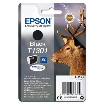 Epson originál ink C13T13014012, T1301, black, 945str., 25,4ml, Epson Stylus Office BX625FWD, čierna