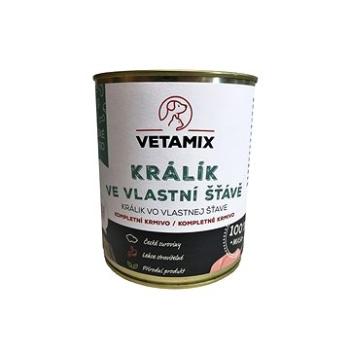Vetamix Králik vo vlastnej šťave 6× 800 g (9413087963136)
