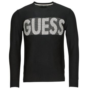 Guess  AMYAS LS CN SLOGAN SWEATER  Svetre Čierna