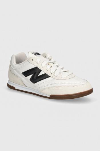 Kožené tenisky New Balance RC42 biela farba, URC42LA