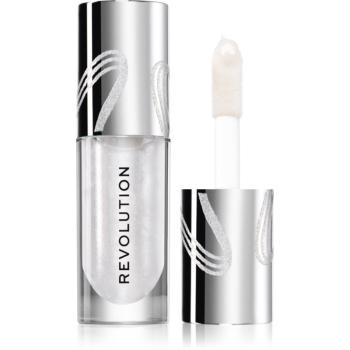 Makeup Revolution Metallic Muse Shimmer Bomb trblietavý lesk na pery odtieň Frosted Muse 4.5 ml