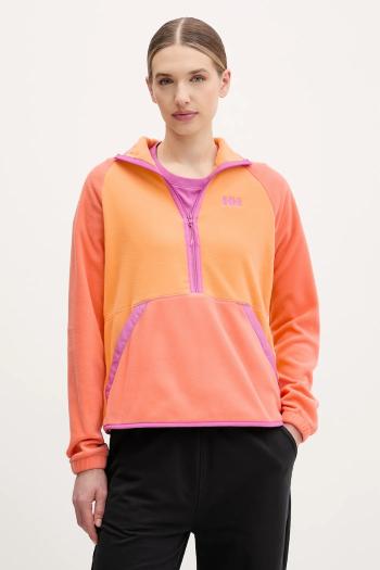 Športová mikina Helly Hansen Rig oranžová farba, vzorovaná, 54082