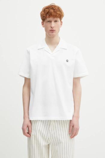 Bavlnené polo tričko AMBUSH Polo Shirt biela farba, jednofarebné, 12115323