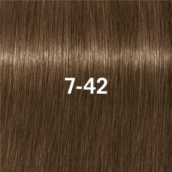 Schwarzkopf Professional IGORA Vibrance demipermanentná farba na vlasy odtieň 7-42 Medium Brown Beige Ash 60 ml