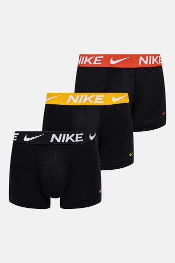 Boxerky Nike 3-pak pánske, čierna farba, 0000KE1156