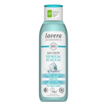 LAVERA Basis Sprchový gél na telo a vlasy 2v1 250 ml