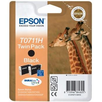 Epson C13T07114H10 čierna (black) dualpack originálna cartridge