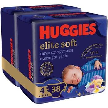 HUGGIES Elite Soft Pants cez noc Pants veľ. 4 (2× 19 ks)