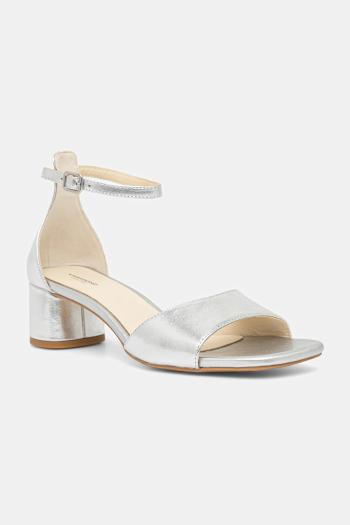 Kožené sandále Vagabond Shoemakers PIPER strieborná farba, 5921-083-79