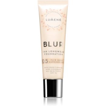 Lumene Blur 16h Longwear dlhotrvajúci make-up SPF 15 odtieň 0,5 Fair Nude 30 ml