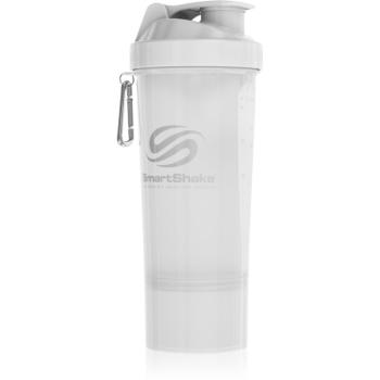 Smartshake Slim športový šejker + zásobník farba Pure White 500 ml