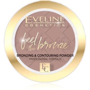 Eveline Cosmetics Feel The Bronze bronzujúci a kontúrovací púder odtieň 01 Milky Way 4 g