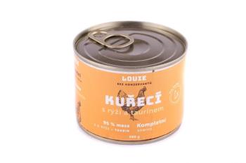 LOUIE Konzerva LOUIE kuracie, ryža, taurín 200g pre macky