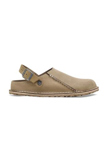 Semišové sandále Birkenstock Lutry Premium hnedá farba, 1025293