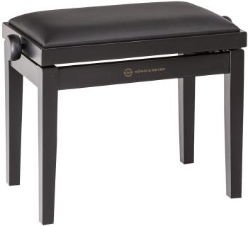 Konig & Meyer 13910 Drevená klavírna stolička Black Matt